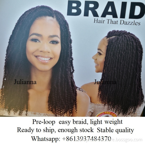 Crochet Pretwisted Long Passion Twist Hair Braiding Hair